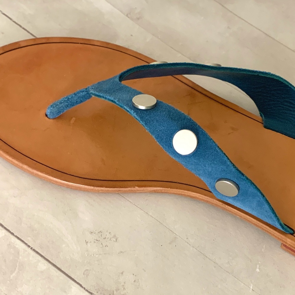 HAMMITT Winston Abyss Flip Flop Suede Sandals Sz 9 - Picture 3 of 8